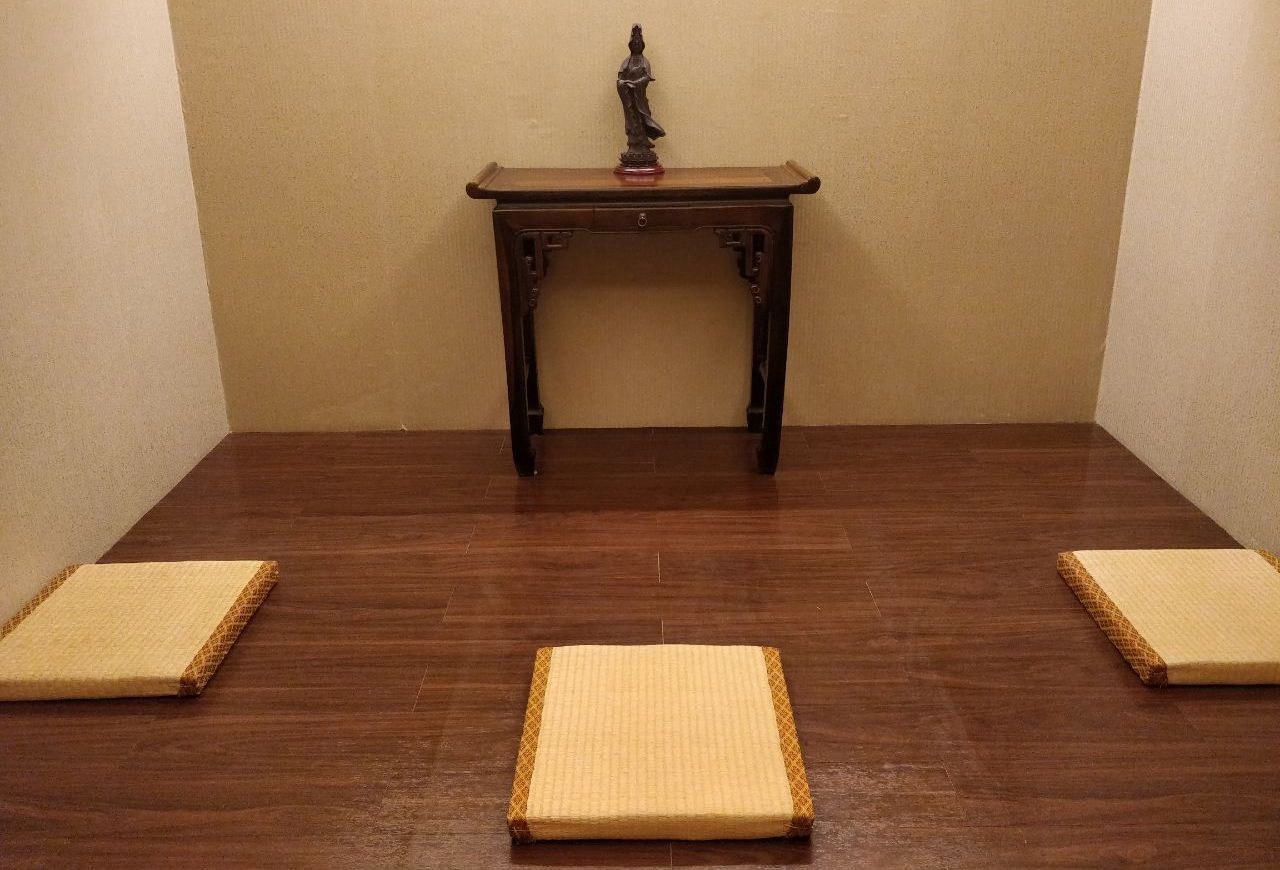 Meditation Room at the Hong Kong Airport